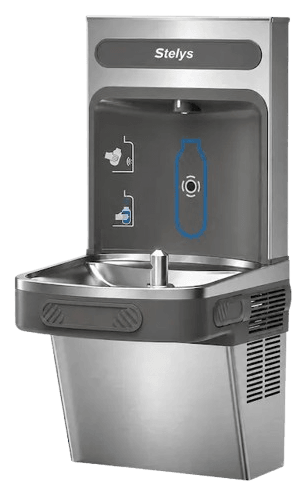Stelys S1 Wall stainless commercial bottle filling station